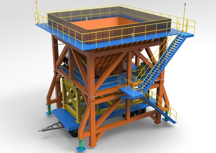我公司最新研發(fā)專(zhuān)利產(chǎn)品（實(shí)用新型專(zhuān)利ZL2021.2.2331353.8）高效噴淋降塵散貨料倉系統面世